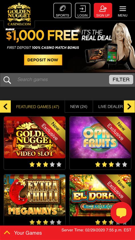 golden nugget casino mobile app